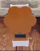 Çanta Zigon 90096 Papatya Model 2li Tk Ahşap MDF Hardal ve Gri Renk Uyum El Yapım thumbnail 5