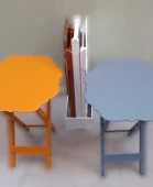 Çanta Zigon 90095 Yonca 4 lü Model MDF 4Renk Ceviz-Hardal-Beyaz ve Gri Renk Uyum thumbnail 4