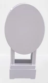 Çanta Zigon 90126 Sehpa Oval Model İkili Takım Ahşap Mdf Beyaz Renk Uyumu El Yapı - 2