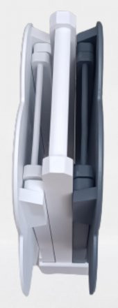 Çanta Zigon 90101 Papatya  Model 2li Tk Ahşap MDF Beyaz-Gri Renk Uyum El Yapım thumbnail 5