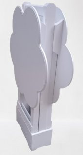 Çanta Zigon Sehpa 90105 Papatya İkili Model Takım Ahşap MDF Beyaz Renk Uyum El Yapım thumbnail 5