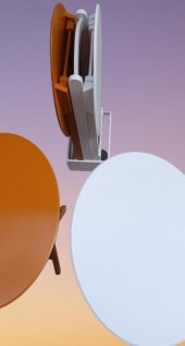 Çanta Zigon 90129 Sehpa Oval Dörtlü Ahşap Mdf Beyaz ve Hardal  Renk Uyumu El Yapı thumbnail 9