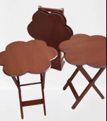 Çanta Zigon 90111 Papatya Dörtlü Model Ahşap MDF nature Ceviz Renk El Yapım thumbnail 6