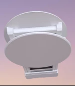 Çanta Zigon 90126 Sehpa Oval Model İkili Takım Ahşap Mdf Beyaz Renk Uyumu El Yapı - 1