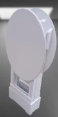 Çanta Zigon 90126 Sehpa Oval Model İkili Takım Ahşap Mdf Beyaz Renk Uyumu El Yapı - 4