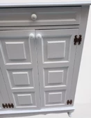 Ayakkabılık 12231 Kare Çok amaç Model Kayın aslanayak Parlak Beyaz 4Kapı El Yapı - 8