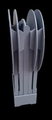Çanta Zigon 90133 Sehpa Oval sehpa 90133 Model Dörtlü Ahşap MDF Gri Renk El Yapım - 9