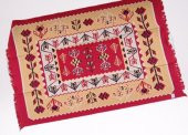 Kilim Antik 140-215 Otantik 90152 Motif Model Naturel Boya Çift Taraflı El yapımı - 1