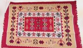 Kilim Antik 140-215 Otantik 90152 Motif Model Naturel Boya Çift Taraflı El yapımı - 2