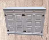 Ayakkabılık 12231 Kare Çok amaç Model Kayın aslanayak Parlak Beyaz 4Kapı El Yapı - 2