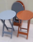 Çanta Zigon 90131 Oval Model Dörtlü Ahşap Mdf Ceviz ve Gri Renk Uyumu El Yapımı - 6