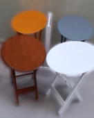 Çanta Zigon 90137 Oval Dörtlü Model ahşap Mdf Gri Ceviz Beyaz Hardal Renk Uyum - 1