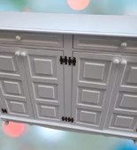 Ayakkabılık 12231 Kare Çok amaç Model Kayın aslanayak Parlak Beyaz 4Kapı El Yapı - 7