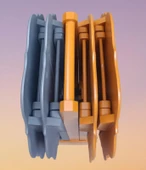 Çanta Zigon 90088 Sehpa Yonca 4 lü Model Ahşap MDF Gri-Hardal Renk Uyum El yapım thumbnail 8