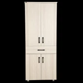 Çok Amaçlı 12686 Dolap Hard Model Parlak Carden Suntalem 4Raf 1Çekm 180cm El Yapı - 1