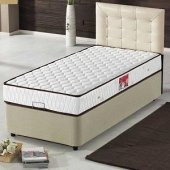 Baza-Başlık-yatak 13416 STANDART Kumaş Deri başlık Metal Çelik Ort Yatak 90*190 - 3