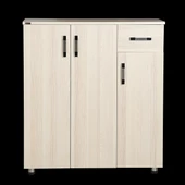 Ayakkabılık 12953 Beyaz Çok Amaç Model Akçaağaç Hard suntalam Demonta El Yapım - 1