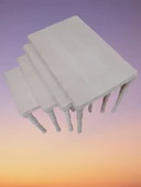 Zigon Sehpa 18222 Sukut Klasik Model Ahşap Kayın HAM Boyasız Torna Ayak El Yapım thumbnail 1