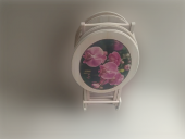 Çanta Zigon 18208 Klasik Oval Sehpa Model Çiçek Motifli HAM Kayın Nature Ei yapım - 3