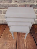 Zigon Sehpa 18222 Sukut Klasik Model Ahşap Kayın HAM Boyasız Torna Ayak El Yapım thumbnail 6