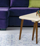 Zigon Osm 18529 CLASS Model Klasik Sehpa Kayın Retro Ayak Krem Ceviz renk Elyapı thumbnail 2