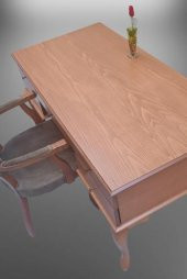 Çalışma Masa 90019 ST Klasik Büyük Model Kayın Aslan Ayak Berjer Koltuk eskitme - 6