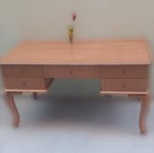 Çalışma Masa 90017 ST Klasik Model Kayın Aslan Ayak Ve Kaplam Tabla 5Çek El Yapım - 5