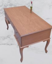 Çalışma Masa 90017 ST Klasik Model Kayın Aslan Ayak Ve Kaplam Tabla 5Çek El Yapım - 8