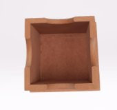 Hobi 90062 Dekoratif Masaüstü Kalemlik Ahşap MDF Kare El Yapım - 1