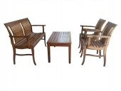 Bahçe-balkon 12391 RATTAN tk model Kayın Izgara Su etkilemez Kutuda sevk El Yapım - 2