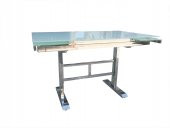 Masa 12585 JAPON ayak  model Metal nikelaj Ay<k Yan Açılır Temper cam El Yapım - 1