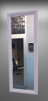 Boy 90009 Ayna MDF lam Çerçeve 1 Sınıf Ayna Parlak Beyaz Boya Kutu sevk El yapım - 1