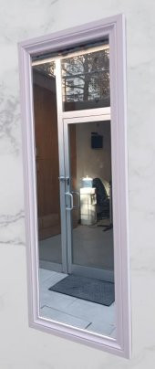 Boy 90009 Ayna MDF lam Çerçeve 1 Sınıf Ayna Parlak Beyaz Boya Kutu sevk El yapım - 3