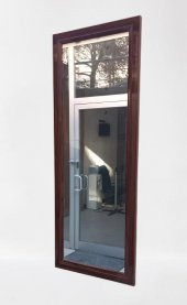 Boy 90021 Ayna MDF lam Çerçeve 1 Sınıf Ayna Parlak Ceviz Boya Kutu Sevk El yapım - 4