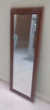 Boy 90021 Ayna MDF lam Çerçeve 1 Sınıf Ayna Parlak Ceviz Boya Kutu Sevk El yapım - 5