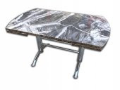 Masa 13655 Japon AYAK Klasik Metal Nikelaj Dikdörtgen Kelebek Yan Açılır El Yapım - 2