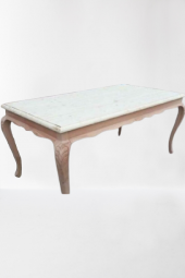 Masa 13596 LÜKENS ASLAN Ayak Oymalı sabit Model ladin Tabla HAM Klasik El Yapım - 2