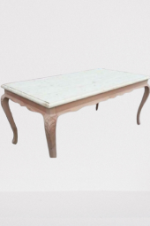 Masa 13596 LÜKENS ASLAN Ayak Oymalı sabit Model ladin Tabla HAM Klasik El Yapım - 3