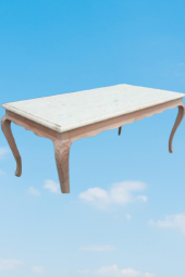 Masa 13596 LÜKENS ASLAN Ayak Oymalı sabit Model ladin Tabla HAM Klasik El Yapım - 4