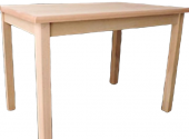 Masa 13588 CAFE Model Kayın torna ayak ve Kaplama tabla HAM SABİT masa El Yapım - 1