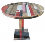 Masa 13244 LAMİNANT Model Isıdan az etkilenme HİJYENİK Metal Ayak bağlant El Yapı thumbnail 1