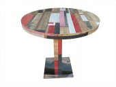 Masa 13244 LAMİNANT Model Isıdan az etkilenme HİJYENİK Metal Ayak bağlant El Yapı thumbnail 2