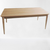 Masa 12883 Klasik Torna RETRO Kayın Ayak HAM Natüre Kaplama Açılır Tabla El yapım - 2