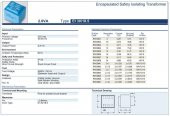 Trafo El-Kom 2,8VA 0-15V Mavi RN130625 - 2