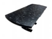 Masa 13662 V Ayak Model Metal Siyah Yan açıl MDF Tabla Siyah mermer desen El Yapı - 3