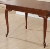 Masa 13739 ASLAN ayak model Klasik Kayın Açıl Parlak ceviz Kayın Kaplama Tabla - 2