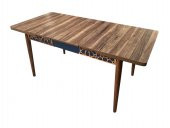 Masa 13779 MOTİF Model Kayın Retro Ayak Parlak Ceviz renk Orta Açıl Masa El yapım thumbnail 1