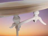 Baba 14095 Ayak Masa Kayın Kaplama Mdf Tabla Ihlamur Aslan HAM Sabit El yapım - 4