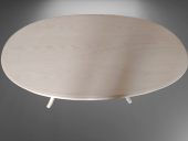 Baba 14095 Ayak Masa Kayın Kaplama Mdf Tabla Ihlamur Aslan HAM Sabit El yapım - 7