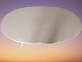 Baba 14095 Ayak Masa Kayın Kaplama Mdf Tabla Ihlamur Aslan HAM Sabit El yapım - 8